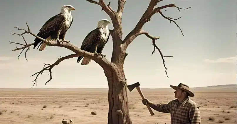 जाट ने बाज को कैसे उड़ाया / The Eagle and the Farmer